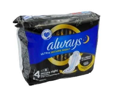 ��������� Always ���������� secure&night Deo Single 6��