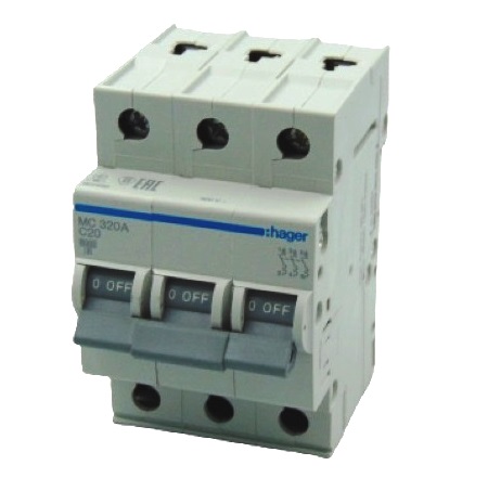 ������������ ������� Hager C 3p 20A