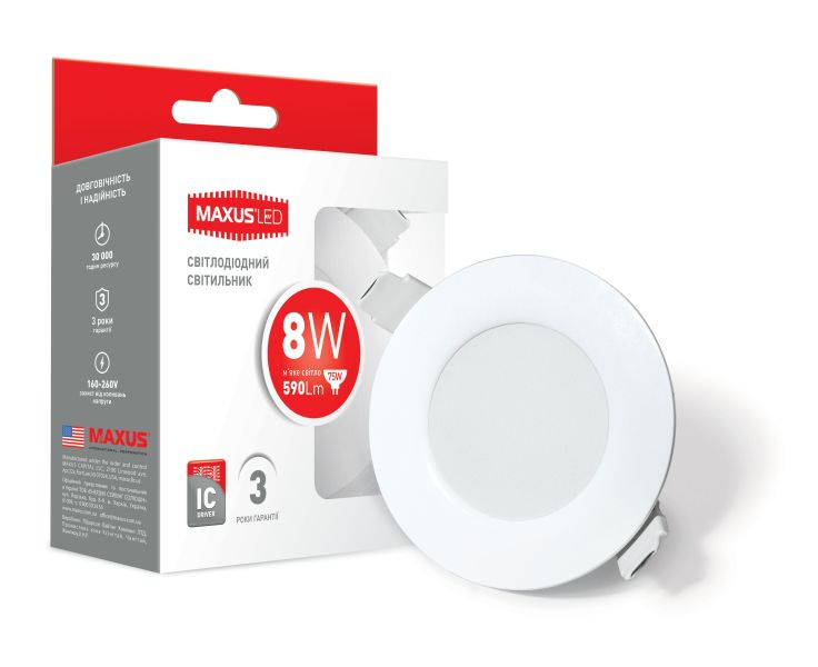 ��������� �������� LED Maxus SDL 8W 3000�